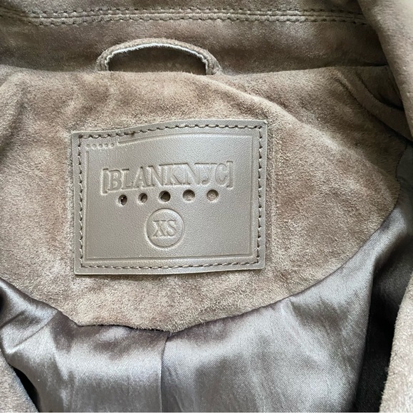 Blank NYC 100% Suede Jacket Taupe XS - Picture 7 of 16
